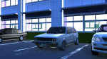117 学校 13 - 駐車場[車有/夜灯]